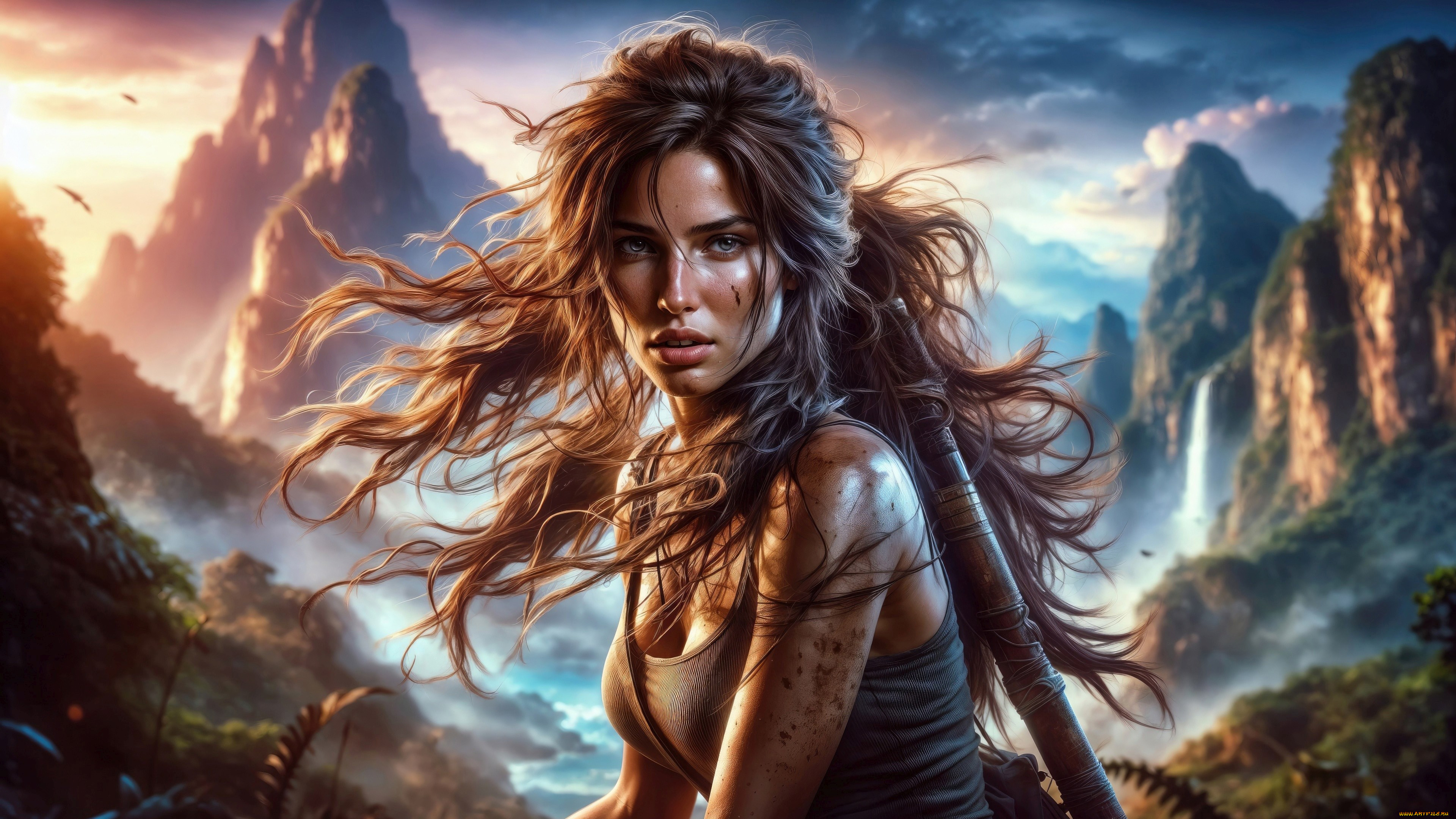  , tomb raider , other, , , , ai, art, , , , , , , graphics, neuroart, neural, networks, drawings, neuro, neurography